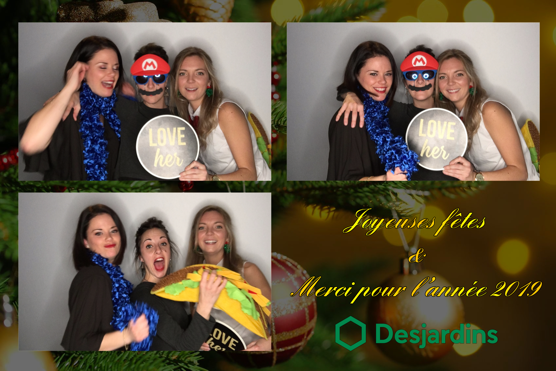 Party de Noël - Groupe Tech. Desjardins | View more photos from the event at album.pbooth.red/u/Photobooth-RED/Party-de-Noël-Groupe-Tech-Desjardins